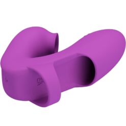 Comprar PRETTY LOVE - ATHENA VIBRADOR DE DEDO CON ESTIMULADOR CLÍTORIS MORADO al mejor precio - Envíos Discretos