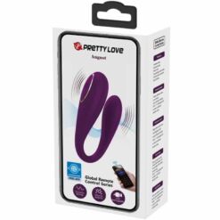 Comprar PRETTY LOVE - AUGUST VIBRADOR DOBLE PLACER APP REMOTE al mejor precio - Envíos Discretos