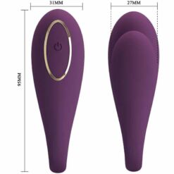 Comprar PRETTY LOVE - AUGUST VIBRADOR DOBLE PLACER APP REMOTE al mejor precio - Envíos Discretos