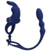 Comprar PRETTY LOVE - AYAD ANILLO VIBRADOR RABBIT CON PLUG AZUL al mejor precio - Envíos Discretos