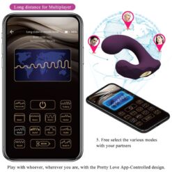 Comprar PRETTY LOVE - BILLY VIBRATION LILA  APP GRATUITA al mejor precio - Envíos Discretos