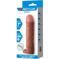 Comprar PRETTY LOVE - BUNION FUNDA PARA PENE CON EXTENSIÓN DE 2.5 CM MULATO al mejor precio - Envíos Discretos