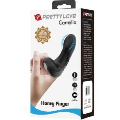 Comprar PRETTY LOVE - CAMELIA VIBRADOR DE DEDO 7 VIBRACIONES NEGRO al mejor precio - Envíos Discretos