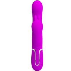 Comprar PRETTY LOVE - CAMMY TRIPLE VIBRADOR MULTIFUNCIÓN 4 EN 1 ROSA al mejor precio - Envíos Discretos