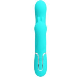 Comprar PRETTY LOVE - CAMMY TRIPLE VIBRADOR RABBIT MULTIFUNCIÓN 4 EN 1 AZUL al mejor precio - Envíos Discretos