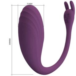 Comprar PRETTY LOVE - CATALINA VIBRADOR APP CONTROL REMOTO LILA al mejor precio - Envíos Discretos