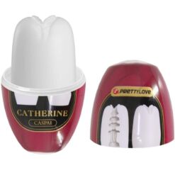 Comprar PRETTY LOVE - CATHERINE MASTURBADOR MASCULINO BLANCO al mejor precio - Envíos Discretos
