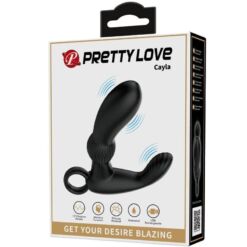 Comprar PRETTY LOVE - CAYLA MASAJEADOR VIBRADOR ANAL NEGRO al mejor precio - Envíos Discretos