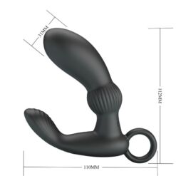 Comprar PRETTY LOVE - CAYLA MASAJEADOR VIBRADOR ANAL NEGRO al mejor precio - Envíos Discretos