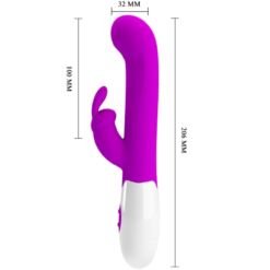Comprar PRETTY LOVE - CENTAUR VIBRADOR RABBIT 30 MODOS DE VIBRACIÓN MORADO al mejor precio - Envíos Discretos