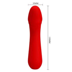 Comprar PRETTY LOVE - CETUS VIBRADOR RECARGABLE ROJO al mejor precio - Envíos Discretos