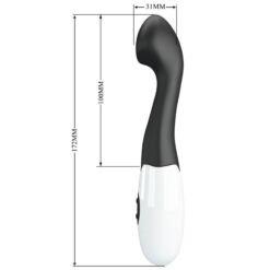 Comprar PRETTY LOVE - CHARLES VIBRADOR PUNTO G 30 MODOS NEGRO al mejor precio - Envíos Discretos