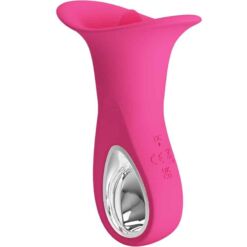 Comprar PRETTY LOVE - CLYDE VIBRADOR ORAL LENGUA VIBRADORA 12 VIBRACIONES ROSA al mejor precio - Envíos Discretos
