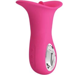 Comprar PRETTY LOVE - CLYDE VIBRADOR ORAL LENGUA VIBRADORA 12 VIBRACIONES ROSA al mejor precio - Envíos Discretos