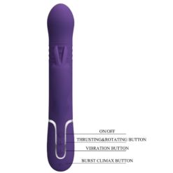 Comprar PRETTY LOVE - COALE VIBRADOR RABBIT 4 EN 1 MORADO al mejor precio - Envíos Discretos