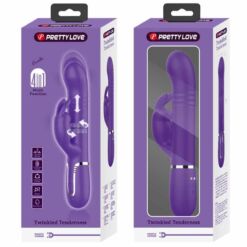 Comprar PRETTY LOVE - COALE VIBRADOR RABBIT 4 EN 1 MORADO al mejor precio - Envíos Discretos
