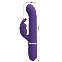 Comprar PRETTY LOVE - COALE VIBRADOR RABBIT 4 EN 1 MORADO al mejor precio - Envíos Discretos