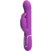 Comprar PRETTY LOVE - COALE VIBRADOR RABBIT MULTIFUNCIÓN 4 EN 1 MORADO al mejor precio - Envíos Discretos