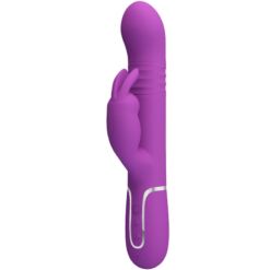 Comprar PRETTY LOVE - COALE VIBRADOR RABBIT MULTIFUNCIÓN 4 EN 1 MORADO al mejor precio - Envíos Discretos