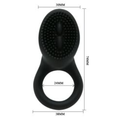 Comprar PRETTY LOVE - COBRA ANILLO VIBRADOR COBRA NEGRO al mejor precio - Envíos Discretos