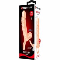 Comprar PRETTY LOVE - CONNOR FUNDA PARA PENE + ESTIMULADOR DE CLÍTORIS NATURAL al mejor precio - Envíos Discretos
