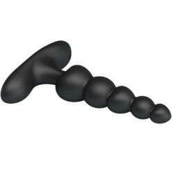 Comprar PRETTY LOVE - CORBAN VIBRADOR ANAL 10 VIBRACIONES NEGRO al mejor precio - Envíos Discretos
