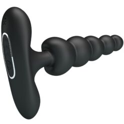 Comprar PRETTY LOVE - CORBAN VIBRADOR ANAL 10 VIBRACIONES NEGRO al mejor precio - Envíos Discretos