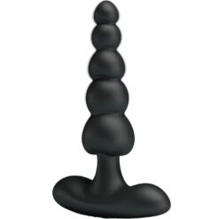 Comprar PRETTY LOVE - CORBAN VIBRADOR ANAL 10 VIBRACIONES NEGRO al mejor precio - Envíos Discretos