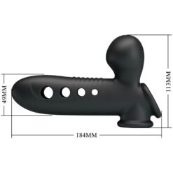 Comprar PRETTY LOVE - CRANE FUNDA PARA PENE CON AIRBAG NEGRO al mejor precio - Envíos Discretos