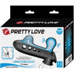 Comprar PRETTY LOVE - CRANE FUNDA PARA PENE CON AIRBAG NEGRO al mejor precio - Envíos Discretos