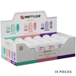 Comprar PRETTY LOVE - CUPID X 18 MASTURBADORES MASCULINOS DIFERENTES TEXTURAS al mejor precio - Envíos Discretos