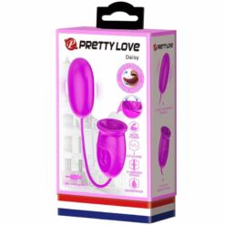 Comprar PRETTY LOVE - DAISY HUEVO DUAL VIBRADOR RECARGABLE MORADO al mejor precio - Envíos Discretos