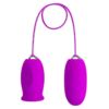 Comprar PRETTY LOVE - DAISY HUEVO DUAL VIBRADOR RECARGABLE MORADO al mejor precio - Envíos Discretos