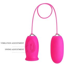 Comprar PRETTY LOVE - DAISY HUEVO VIBRADOR + LENGUA ESTIMULADORA DE CLÍTORIS ROSA al mejor precio - Envíos Discretos