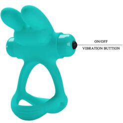 Comprar PRETTY LOVE - DANTE ANILLO VIBRADOR RABBIT VERDE al mejor precio - Envíos Discretos
