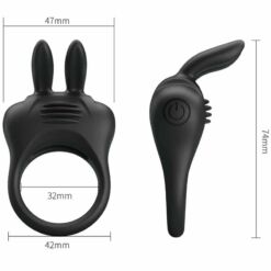 Comprar PRETTY LOVE - DAVION ANILLO VIBRADOR RABBIT al mejor precio - Envíos Discretos