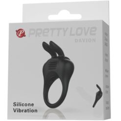 Comprar PRETTY LOVE - DAVION ANILLO VIBRADOR RABBIT al mejor precio - Envíos Discretos