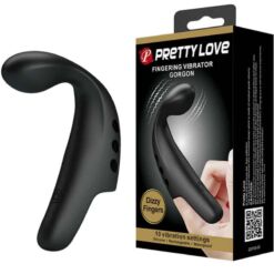 Comprar PRETTY LOVE - DEDAL VIBRADOR GORGON NEGRO al mejor precio - Envíos Discretos