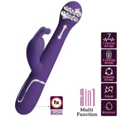 Comprar PRETTY LOVE - DEJON VIBRADOR RABBIT 3 EN 1 MULTIFUNCIÓN MORADO al mejor precio - Envíos Discretos