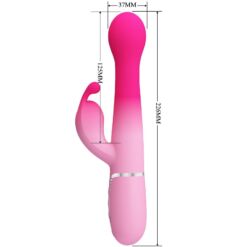 Comprar PRETTY LOVE - DEJON VIBRADOR RABBIT 3 EN 1 MULTIFUNCIÓN ROSA al mejor precio - Envíos Discretos
