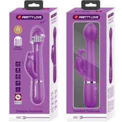 Comprar PRETTY LOVE - DEJON VIBRADOR RABBIT MULTIFUNCIÓN 3 EN 1 MORADO al mejor precio - Envíos Discretos