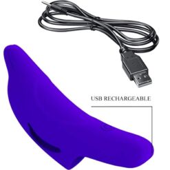 Comprar PRETTY LOVE - DELPHINI PODEROSO ESTIMULADOR DE DEDO AZUL OSCURO al mejor precio - Envíos Discretos