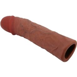 Comprar PRETTY LOVE - DEREK FUNDA PENE CON EXTENSIÓN DE 7.6 CM MULATO al mejor precio - Envíos Discretos
