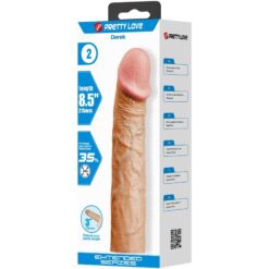 Comprar PRETTY LOVE - DEREK FUNDA PENE CON EXTENSIÓN DE 7.6 CM NATURAL al mejor precio - Envíos Discretos