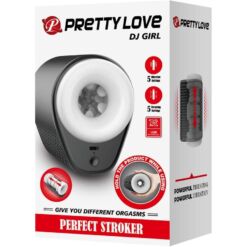 Comprar PRETTY LOVE - DJ GIRL MASTURBADOR MASCULINO CON VIBRACIÓN 5 CONFIGURACIONES NEGRO al mejor precio - Envíos Discretos