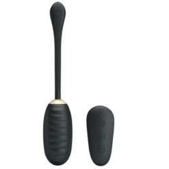 Comprar PRETTY LOVE - DOREEN HUEVO VIBRADOR DE LUJO RECARGABLE NEGRO CONTROL REMOTO al mejor precio - Envíos Discretos