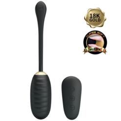 Comprar PRETTY LOVE - DOREEN HUEVO VIBRADOR DE LUJO RECARGABLE NEGRO CONTROL REMOTO al mejor precio - Envíos Discretos