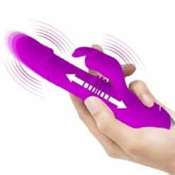 Comprar PRETTY LOVE - DOROTHY VIBRADOR CONEJO RECARGABLE MORADO al mejor precio - Envíos Discretos