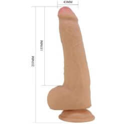 Comprar PRETTY LOVE - DRACO DILDO REALÍSTICO 23 CM NATURAL al mejor precio - Envíos Discretos