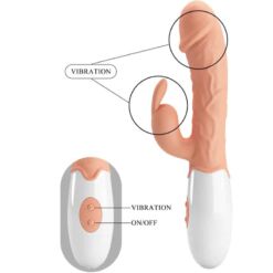 Comprar PRETTY LOVE - EASTER BUNNY VIBRADOR CON ESTIMULADOR al mejor precio - Envíos Discretos